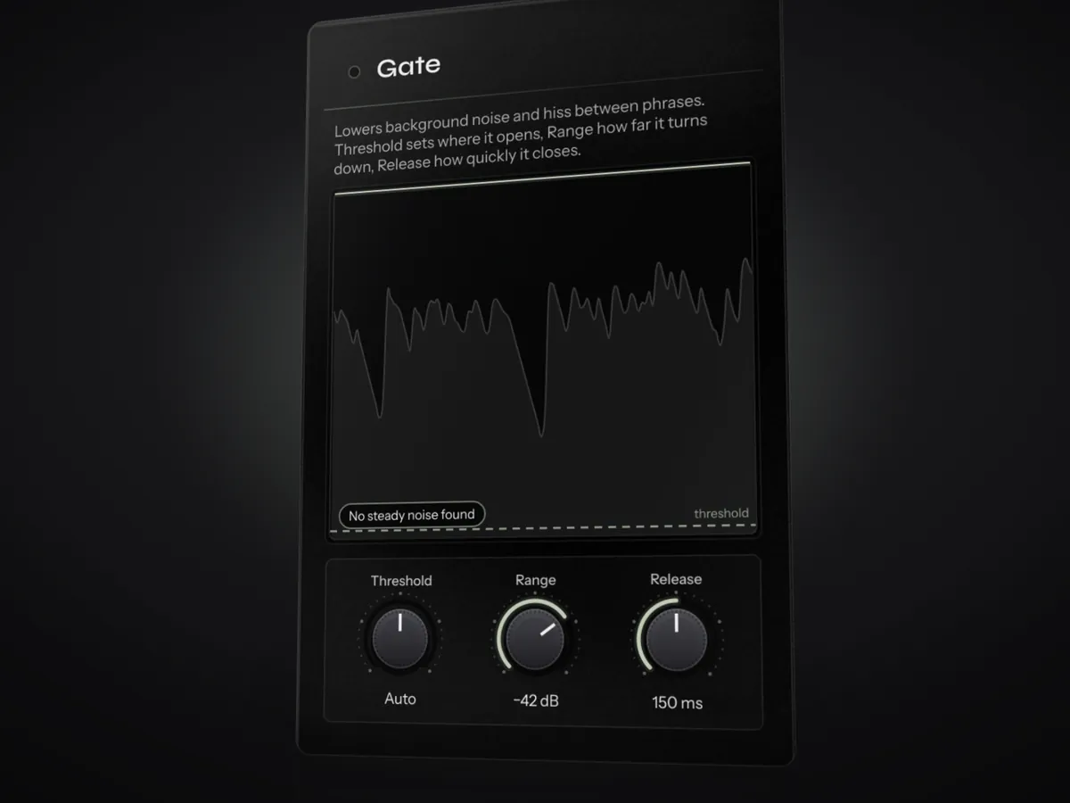 Noise gate in Instinct
